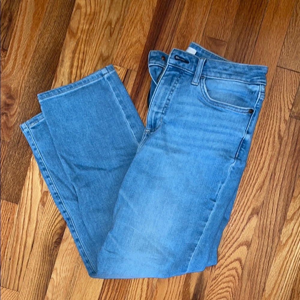 LC Lauren Conrad Blue Straight Leg Jeans